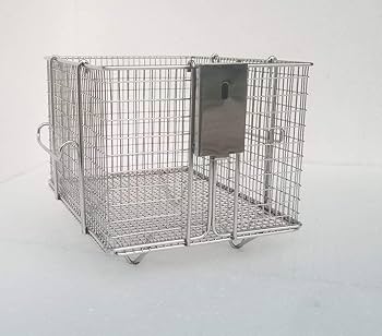 Square Frying Basket Large Capacity Frying Basket Kitchen Stainless Steel Frying Chicken Basket