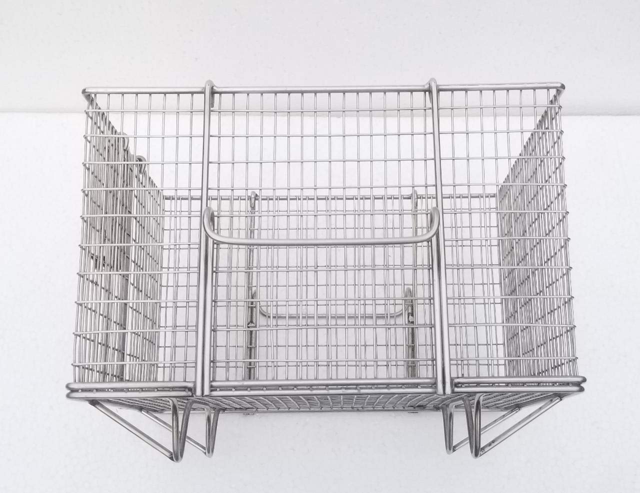 Square Frying Basket Large Capacity Frying Basket Kitchen Stainless Steel Frying Chicken Basket