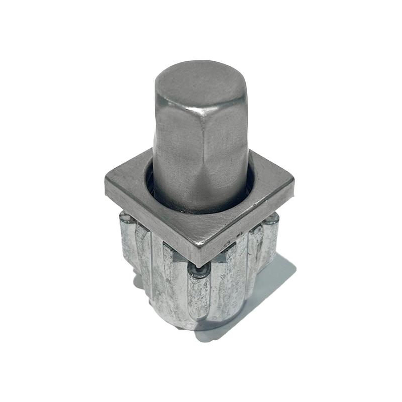 38x38mm Adjustable Bullet Foot with Stainless Edge for Heavy Kitchen Shelves and Worktables