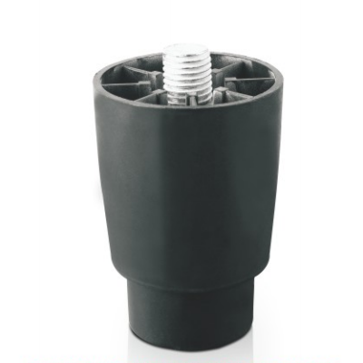 4-Inch Black Nylon Adjustable Foot for Commercial Equipment  BH67