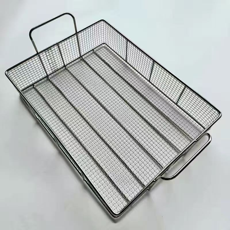 WF-20V frying basket is suitable for large gas fryers with large capacity. Dimensions: 485*290*100mm