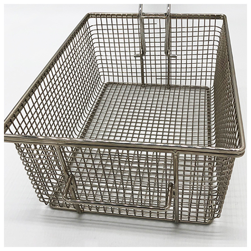 171 Wire Basket, Stainless Steel Long Handle Frying Basket, Western Restaurant Fried Chicken Basket