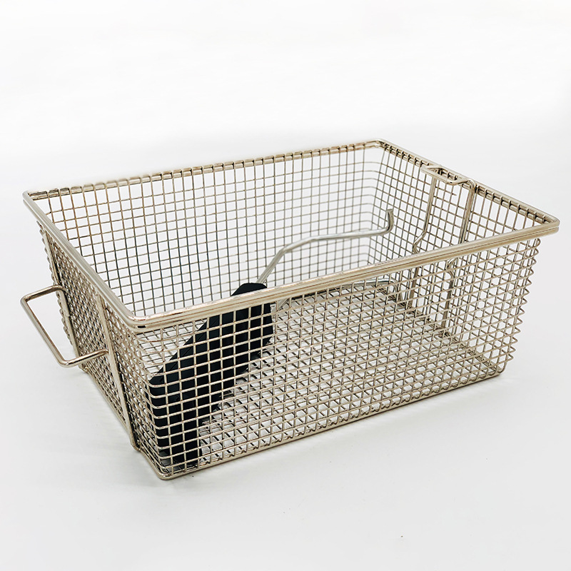 171 Wire Basket, Stainless Steel Long Handle Frying Basket, Western Restaurant Fried Chicken Basket