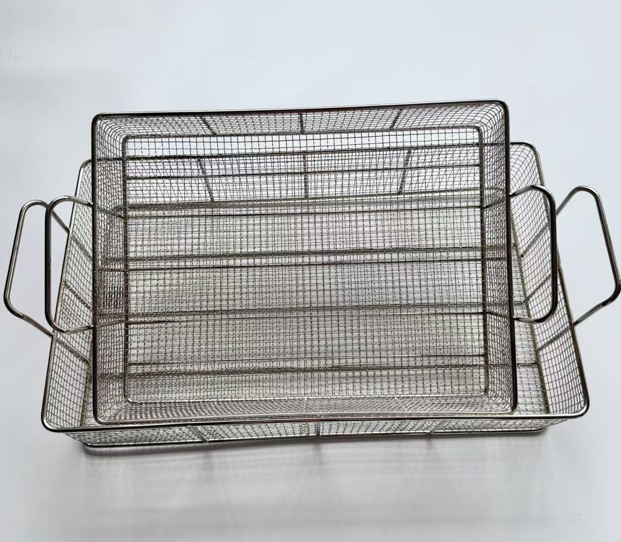 WF-20V frying basket is suitable for large gas fryers with large capacity. Dimensions: 485*290*100mm