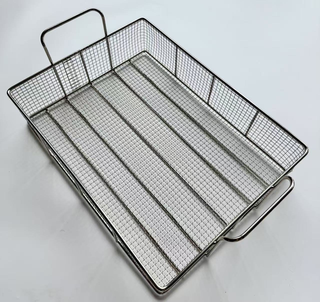WF-20V frying basket is suitable for large gas fryers with large capacity. Dimensions: 485*290*100mm
