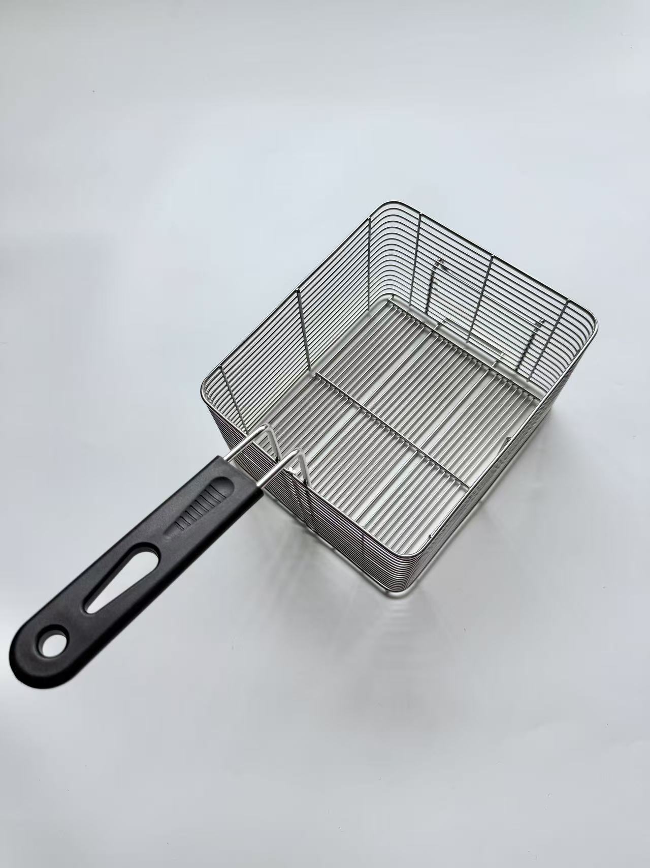Wire Wound Stainless Steel Fryer Basket for Deep Fryers, Custom Sizes Available