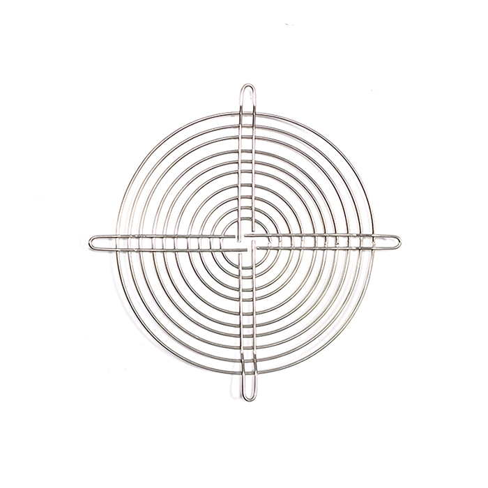 Silver Fin Grill Metal Finger Guard Heavy-Duty Wire Form Fan Guard
