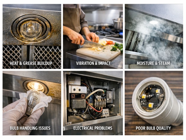 5 Root Causes of Commercial Kitchen Range Hood Lights Keep Burning Out