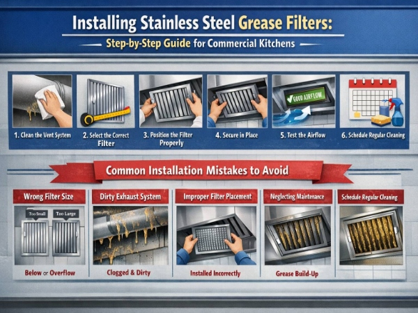 Illustrated Guide to Installing Grease Filters