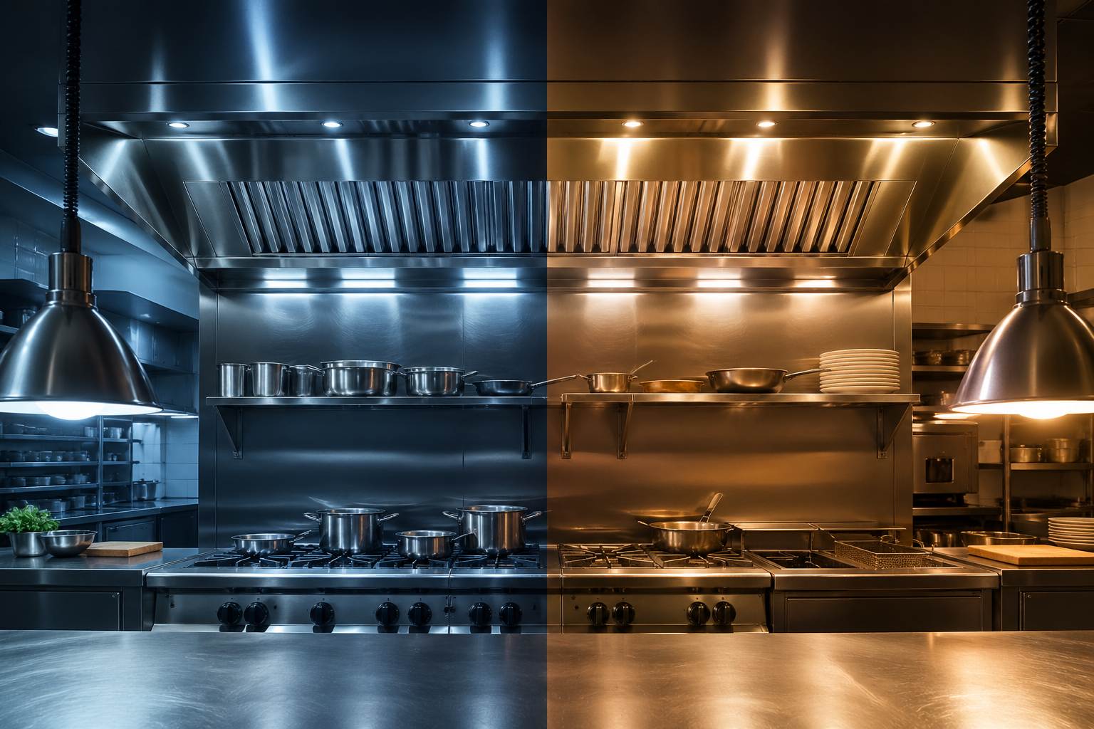 How Commercial Range Hood Lighting Impacts Professional Kitchen Design (And Common Design Mistakes to Avoid)