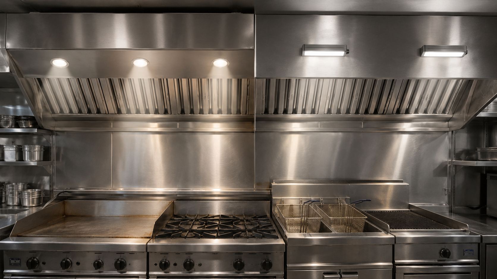 Commercial Range Hood Lights Recessed or Surface Mounted