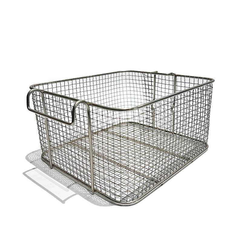 Dual Hooks Wire Frying Basket for Commercial Kitchens Fryer