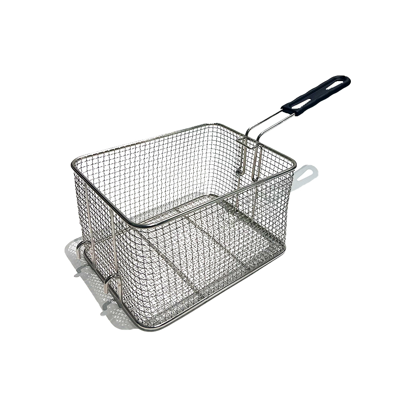 Heavy Deep Wire Frying Basket with Round Corners