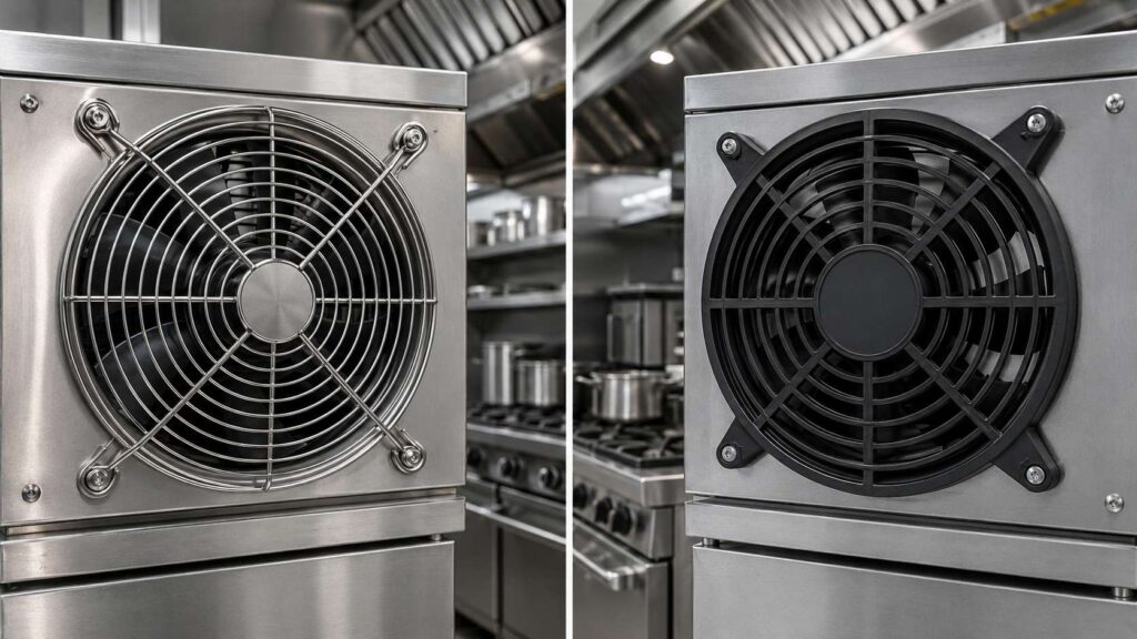Stainless Steel vs Plastic Fan Guards
