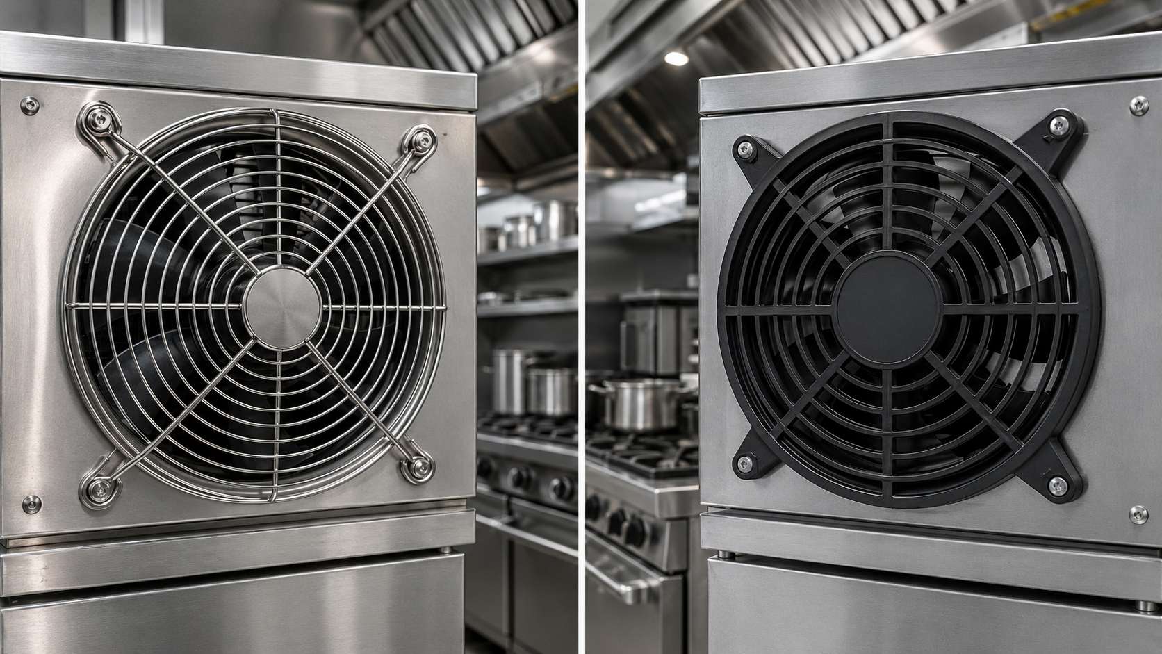 Stainless Steel vs Plastic Fan Guards
