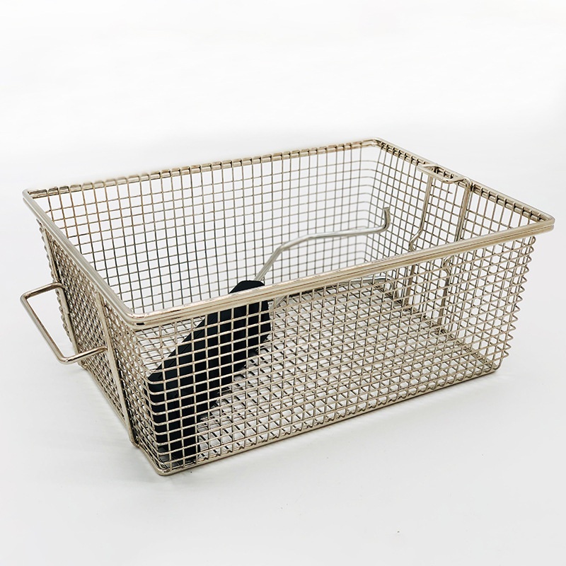 171 Wire Basket, Stainless Steel Long Handle Frying Basket, Western Restaurant Fried Chicken Basket