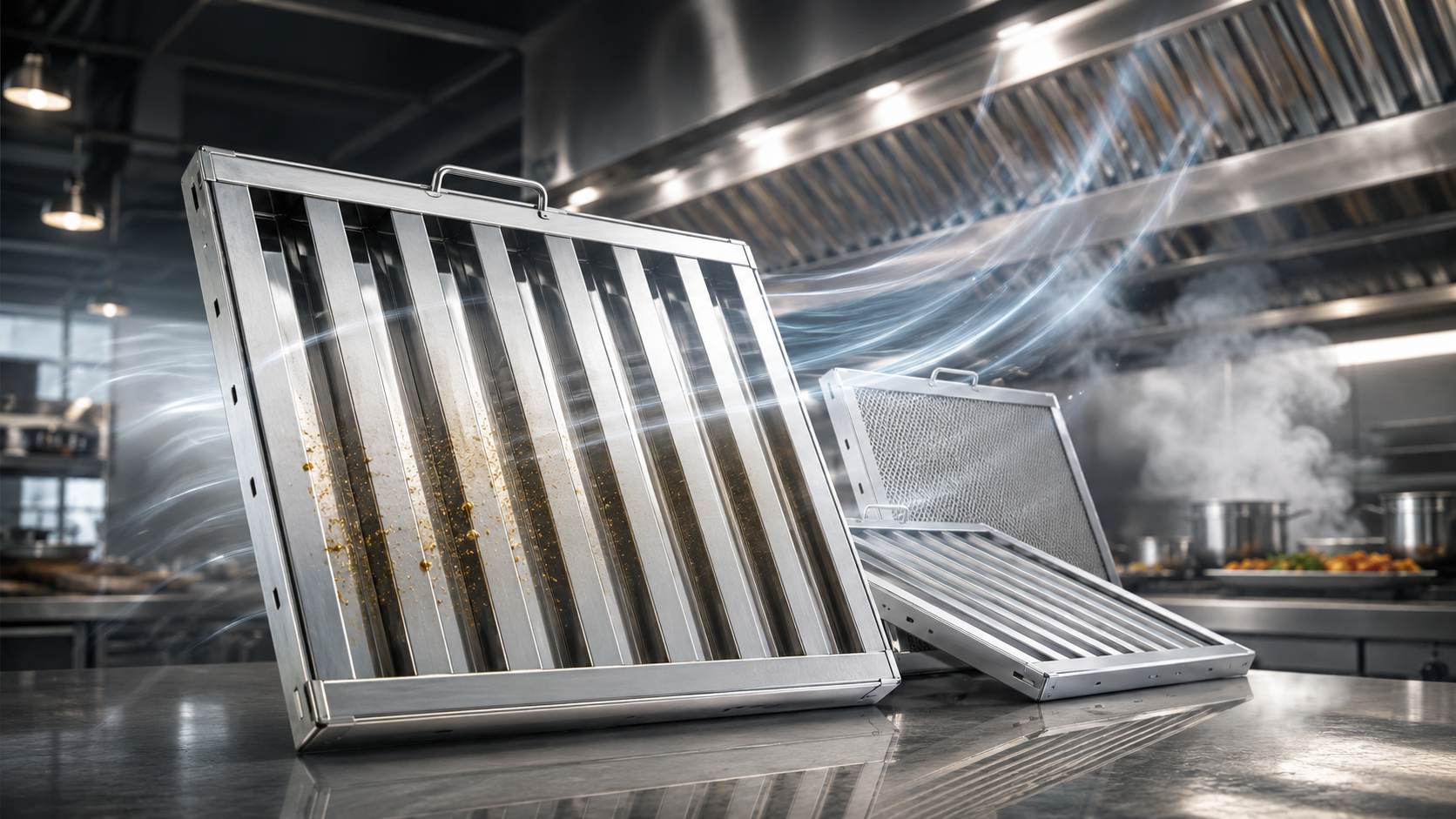 How Grease Filter Efficiency Affects Kitchen Exhaust Performance