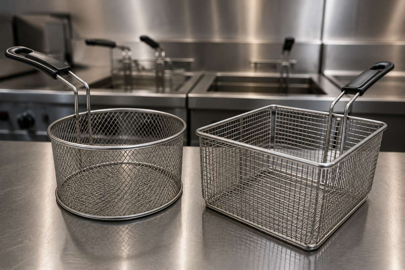 Round vs Square Fryer Baskets Which Fits Your Menu Better
