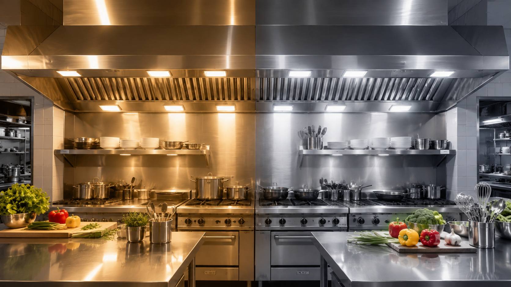 Warm White or Cool White Hood Lights Which Is Better for Professional Kitchens