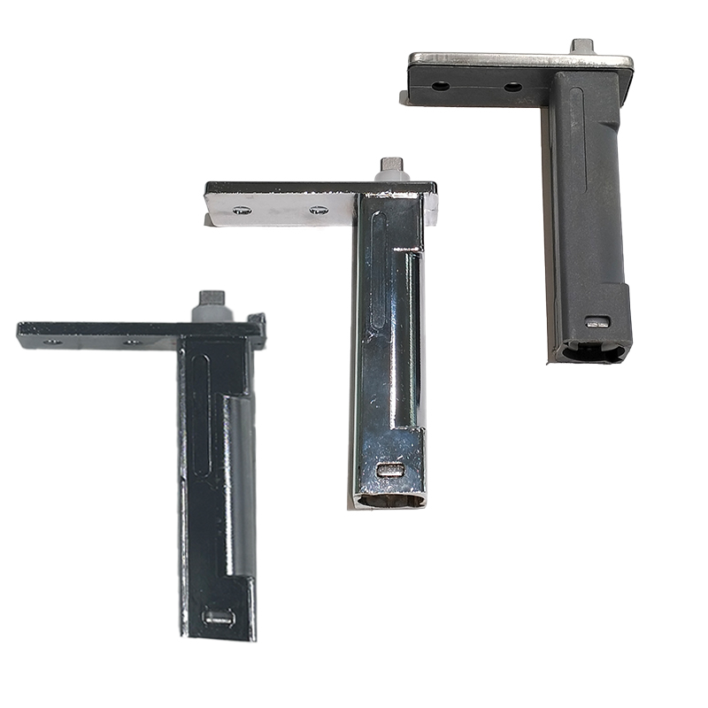Commercial refrigerator spring hinge with positioning mechanism for noise and movement inspection