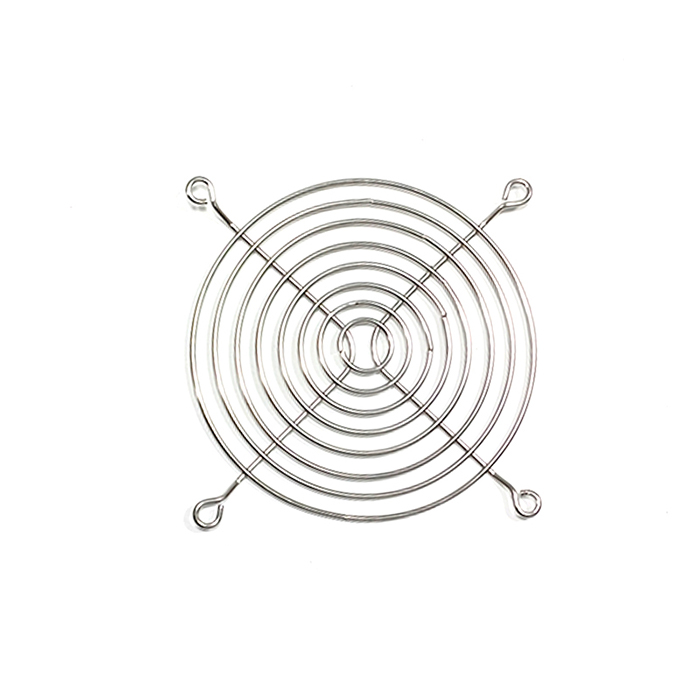 Commercial wire fan guard for OEM mounting stability and fastening inspection