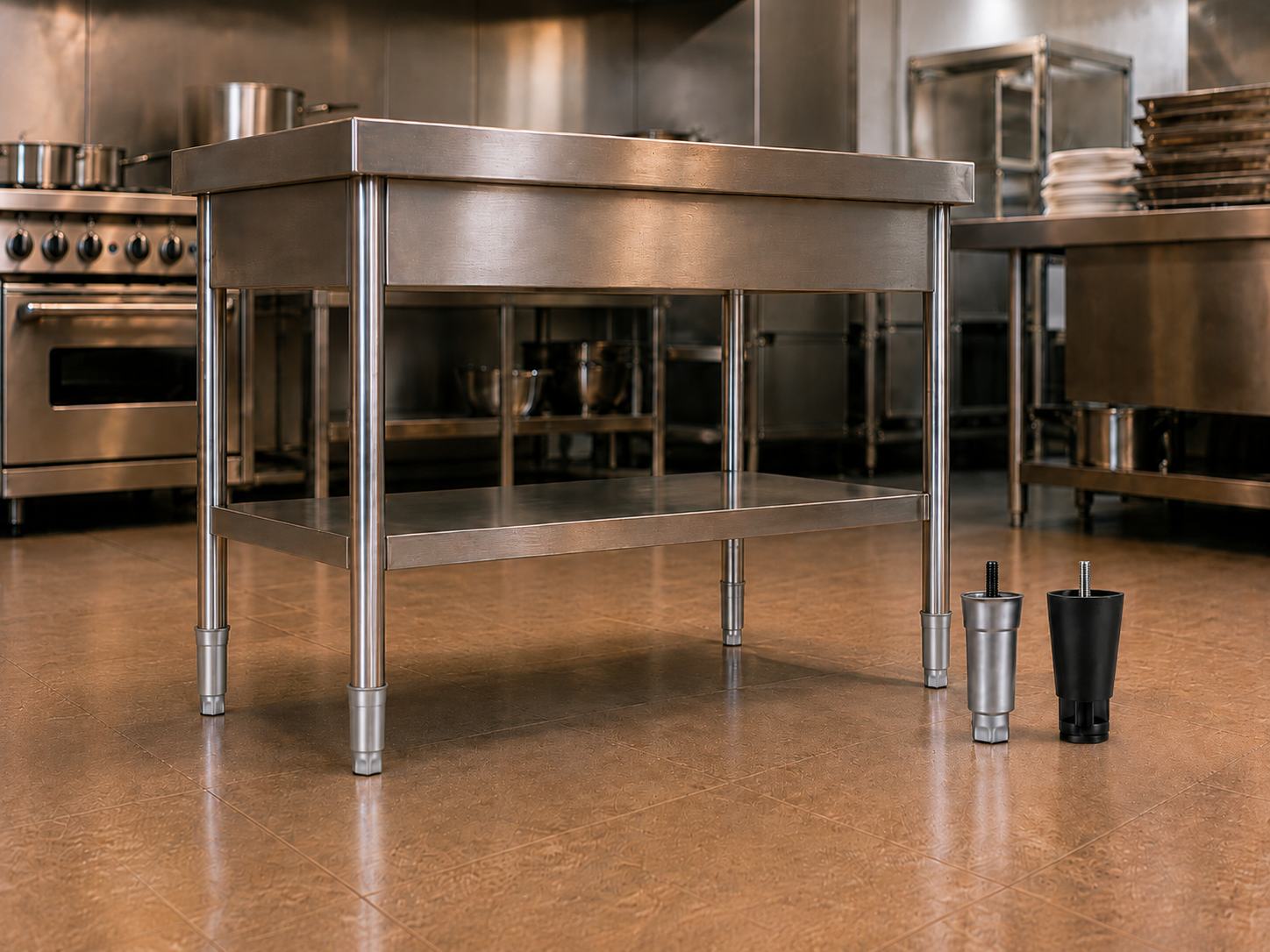 How Much Thread Engagement Does an Adjustable Equipment Leg Need for Safe Support
