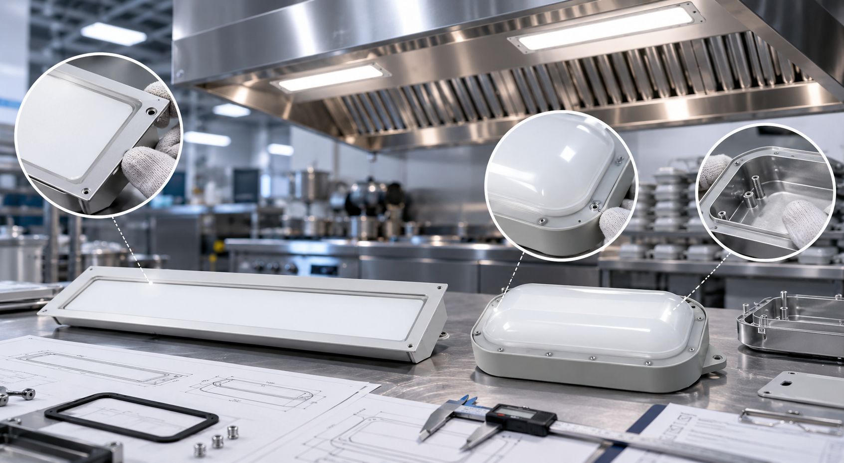 What Should OEM Buyers Check in Commercial Range Hood Light Lens and Housing Design Before Production