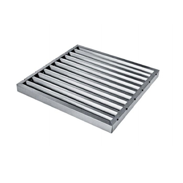 rectangular commercial grease filter frame and handle for bulk packaging inspection