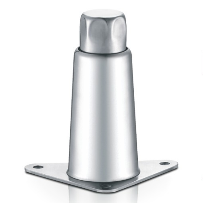 stainless steel adjustable equipment leg for OEM part identification and labeling control